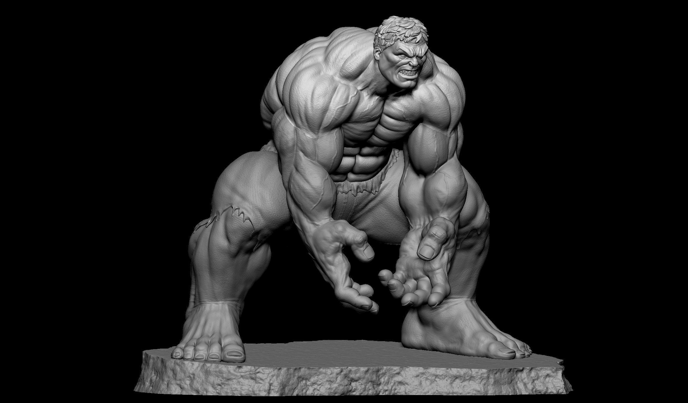 Hulk- 3D print model_3