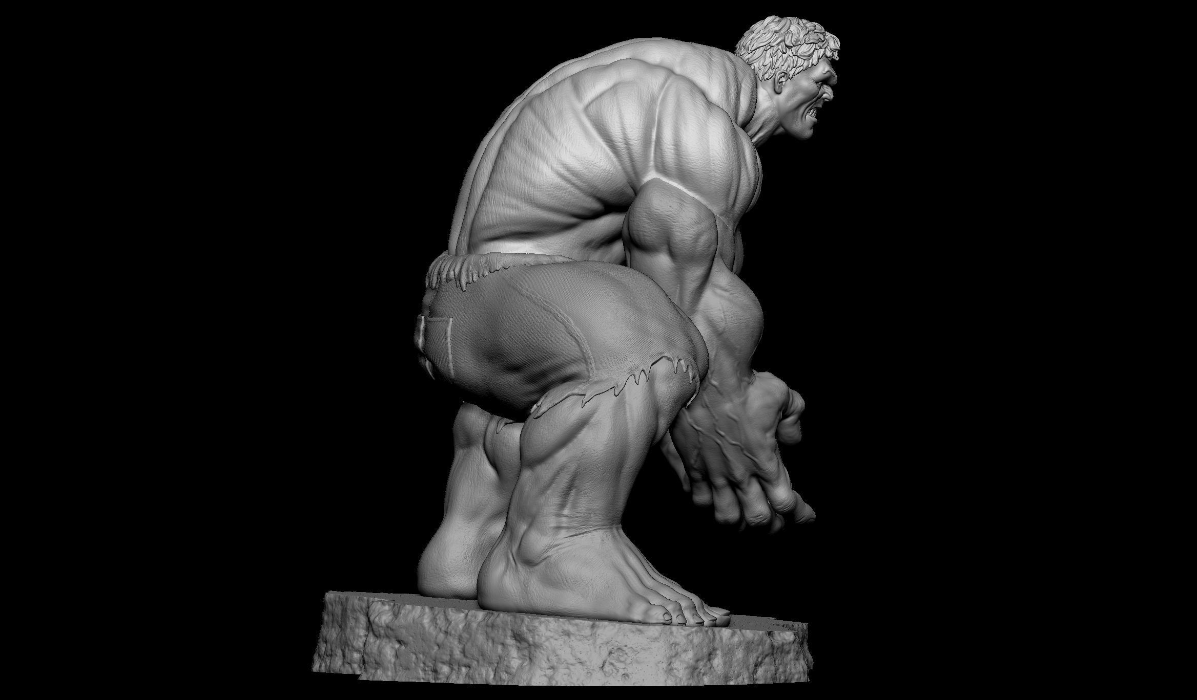 Hulk- 3D print model_7
