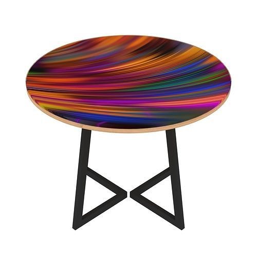 Round table in loft style hi tech 3D model