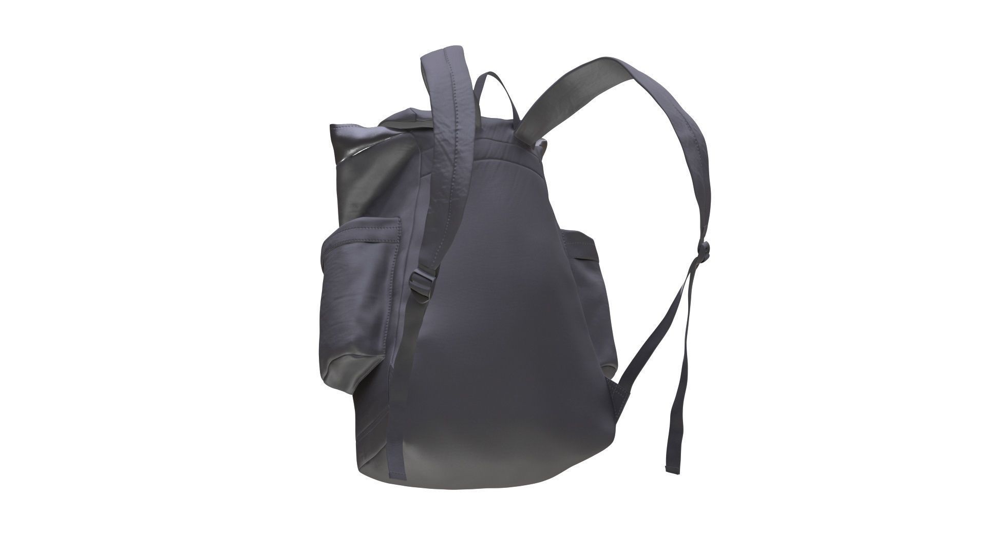 Backpack Low-poly 3D model_3