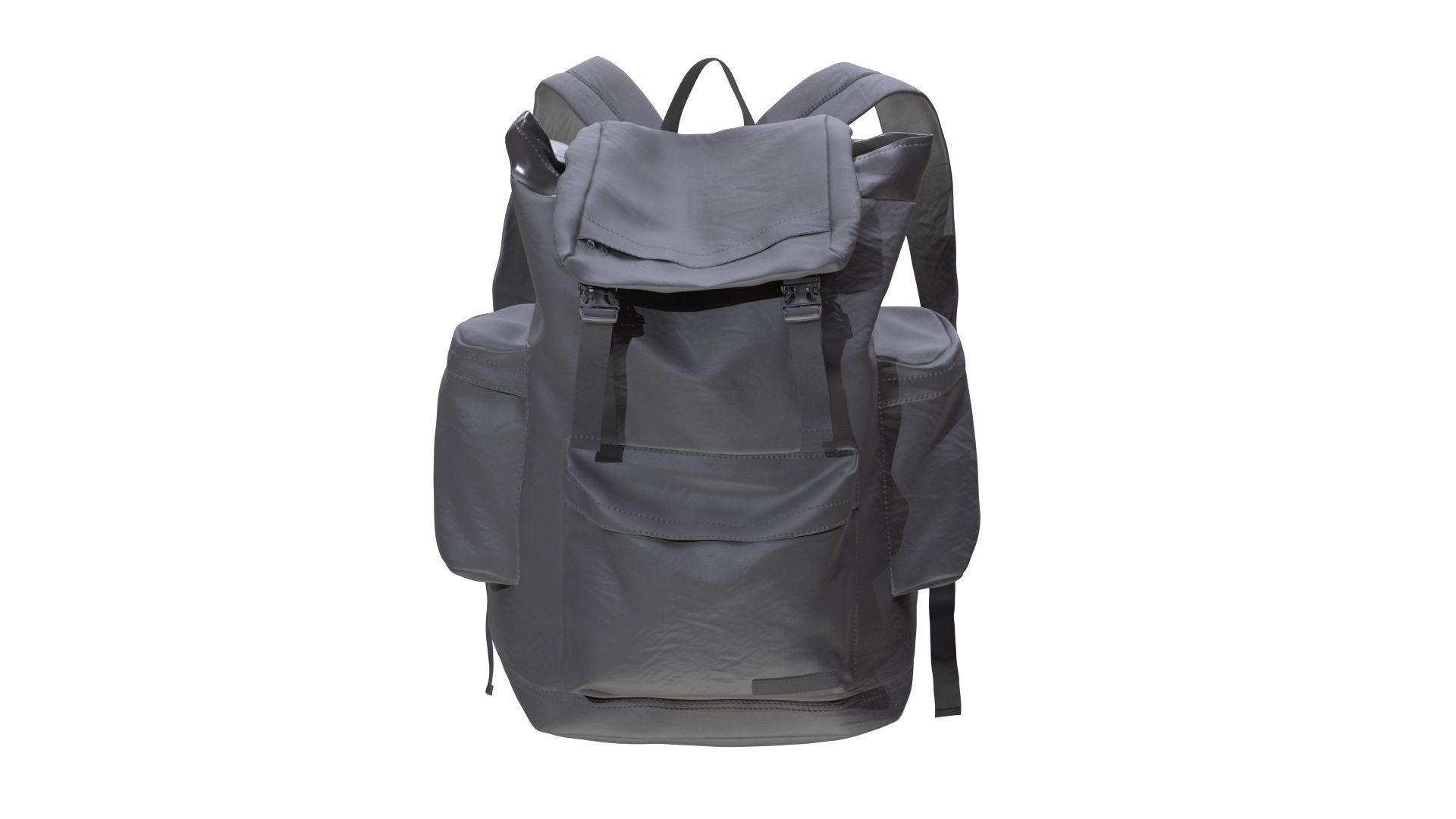 Backpack Low-poly 3D model_8