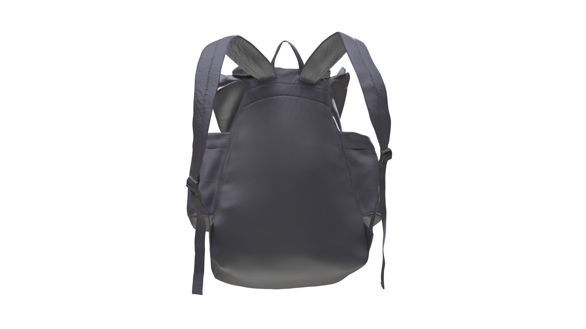 Backpack Low-poly 3D model_7