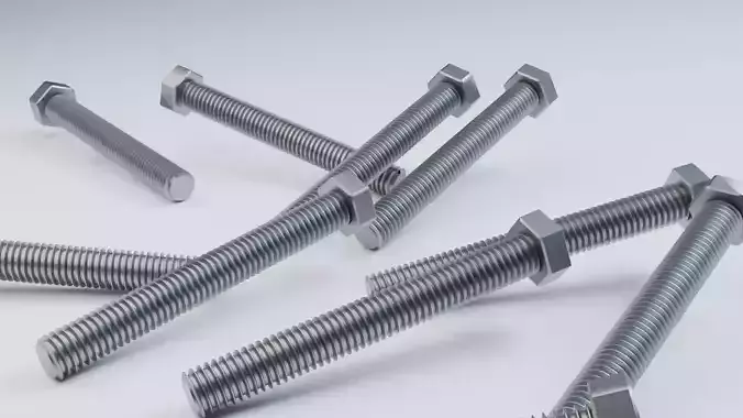 Quality 3D print-ready Screw Model