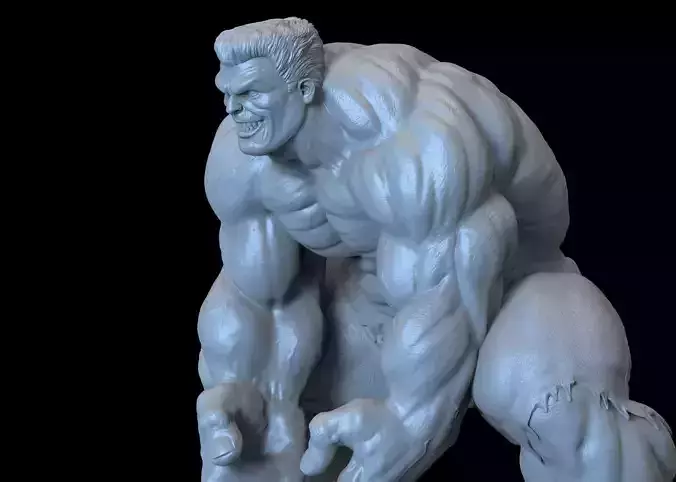 Red Hulk 3D print model