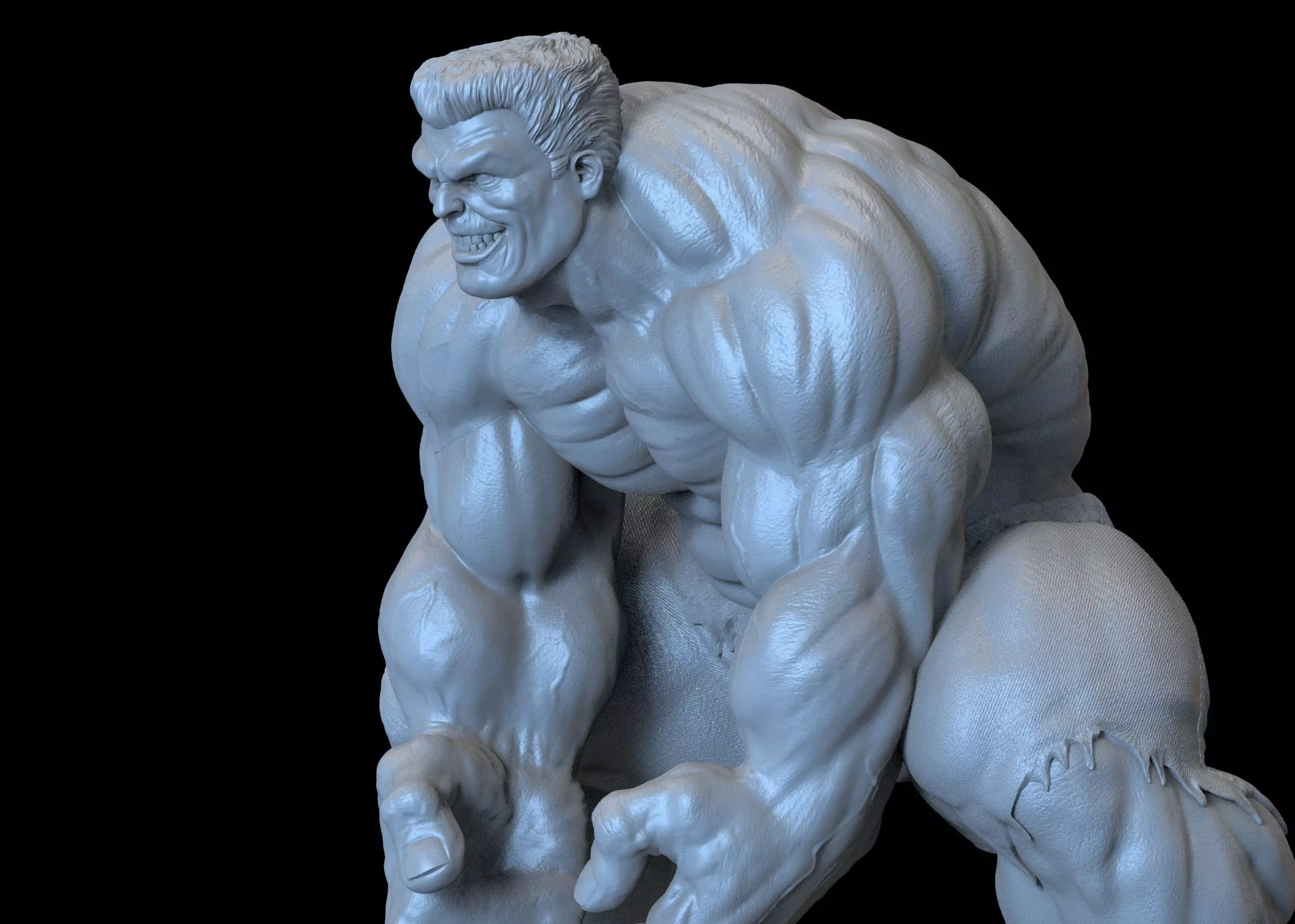 Red Hulk 3D print model_0