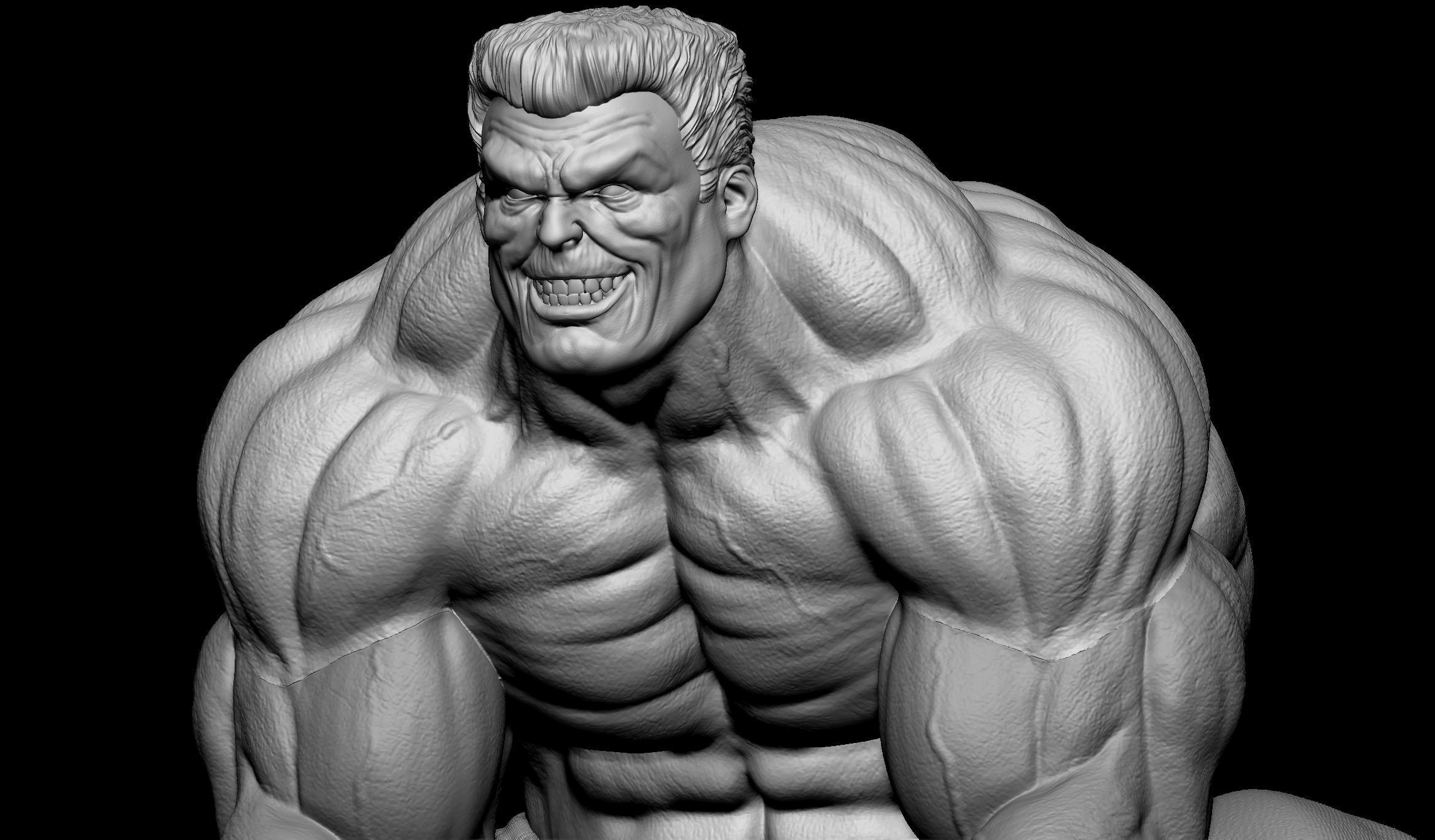 Red Hulk 3D print model_17