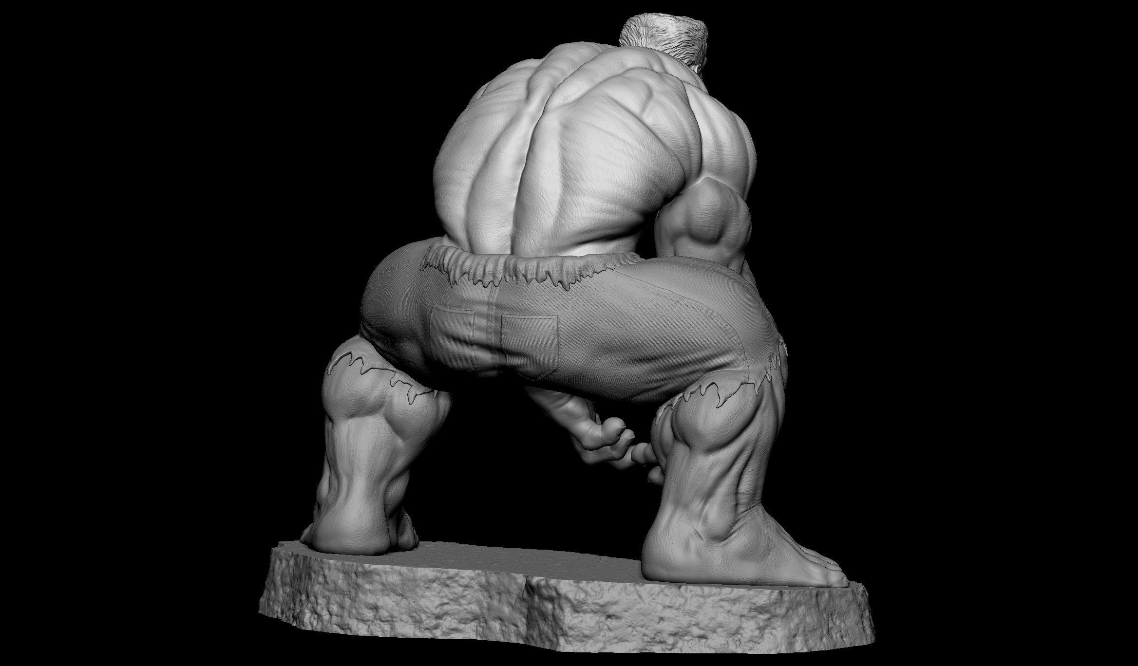 Red Hulk 3D print model_16