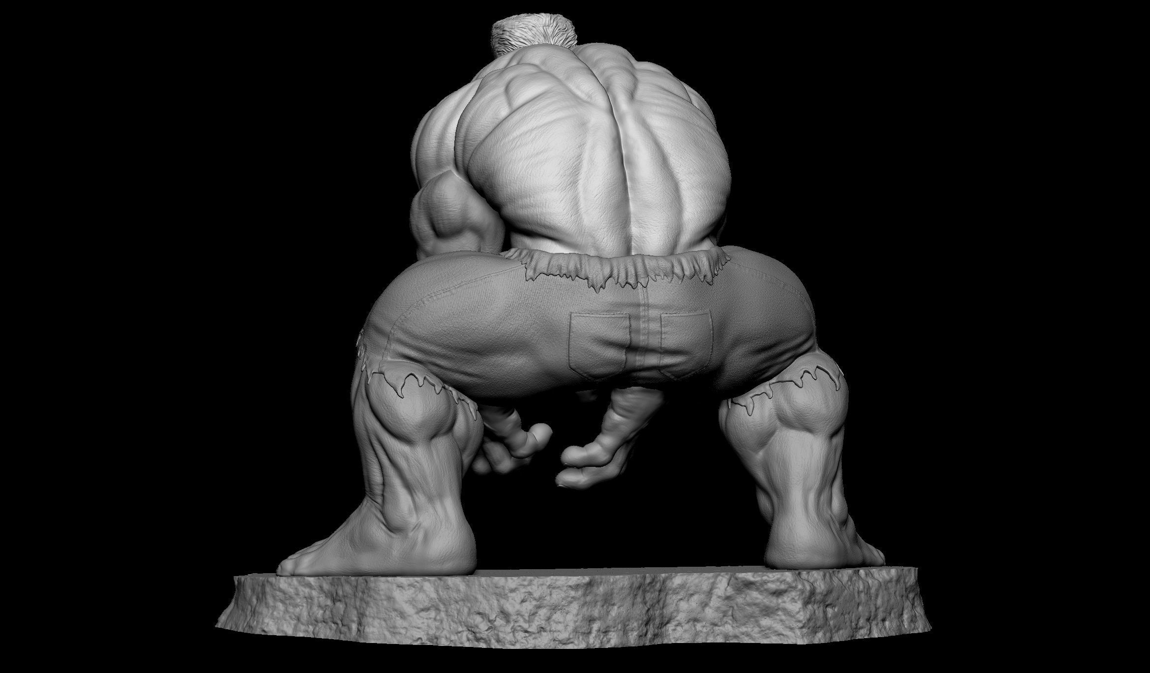 Red Hulk 3D print model_10