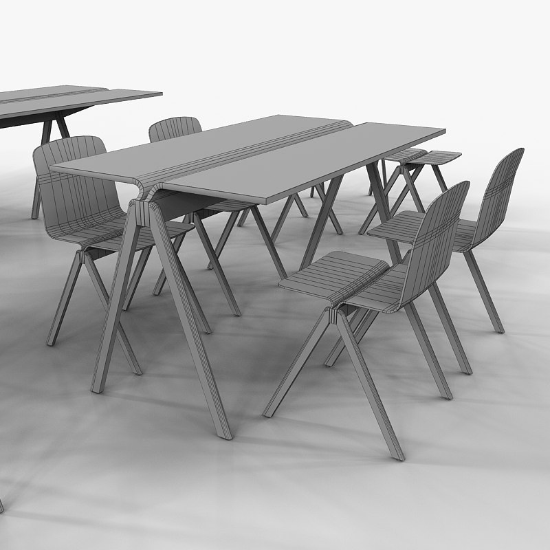 Copenhagen Collection by Ronan and Evan Bouroullec for Hay 3D model_5