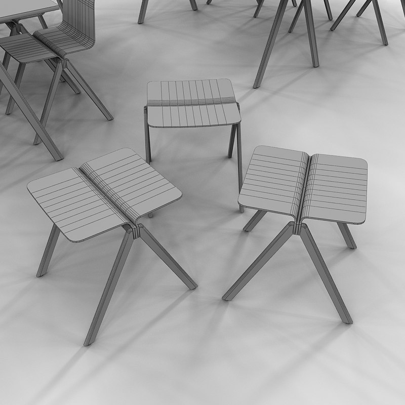 Copenhagen Collection by Ronan and Evan Bouroullec for Hay 3D model_8