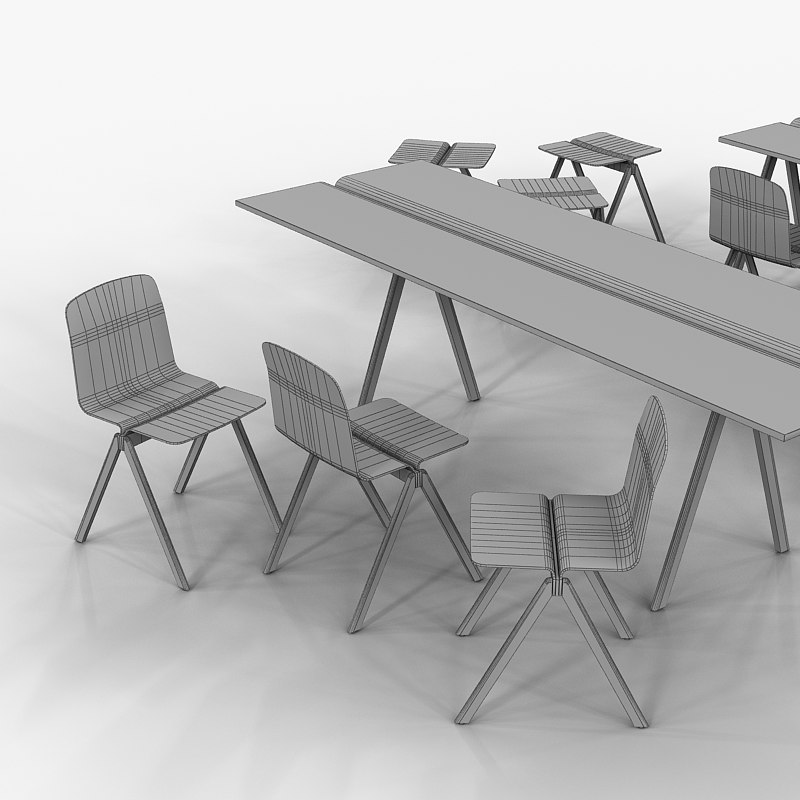 Copenhagen Collection by Ronan and Evan Bouroullec for Hay 3D model_7