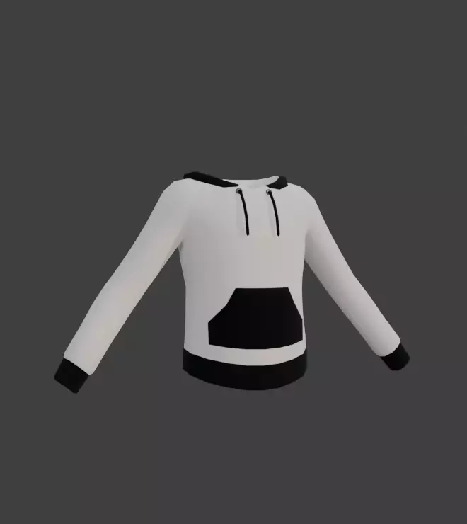 Roblox Hoodie R15 Layered Clothing Low-poly 3D model