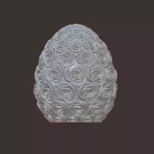 Mystery Dragon Rose Egg 3D print model