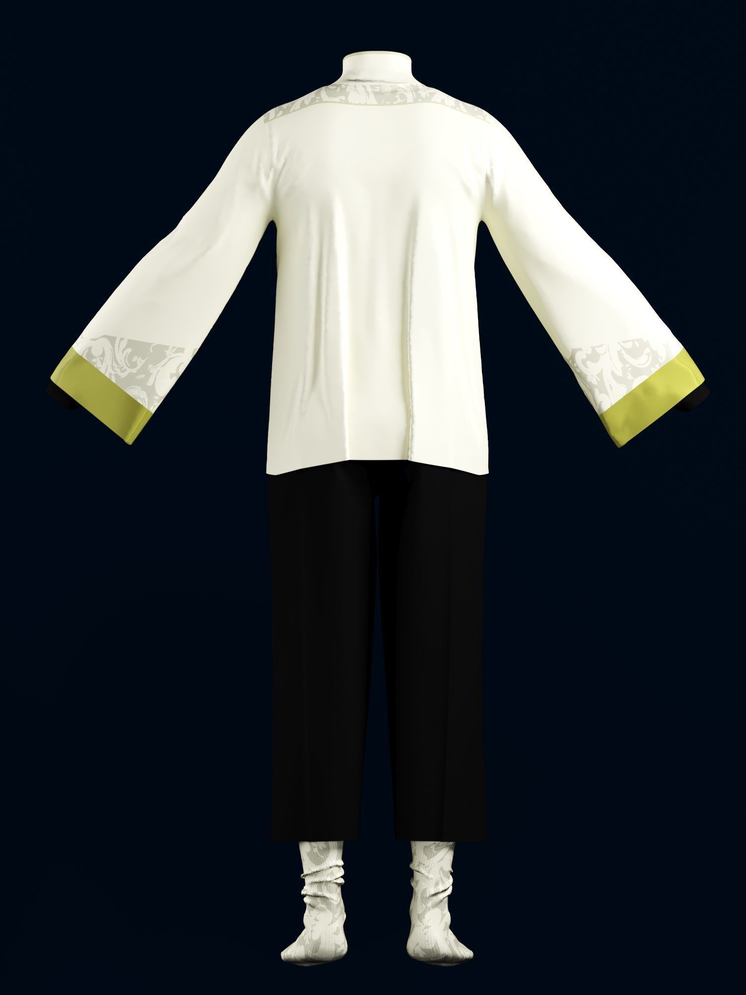 modern traditional model 3D model_9