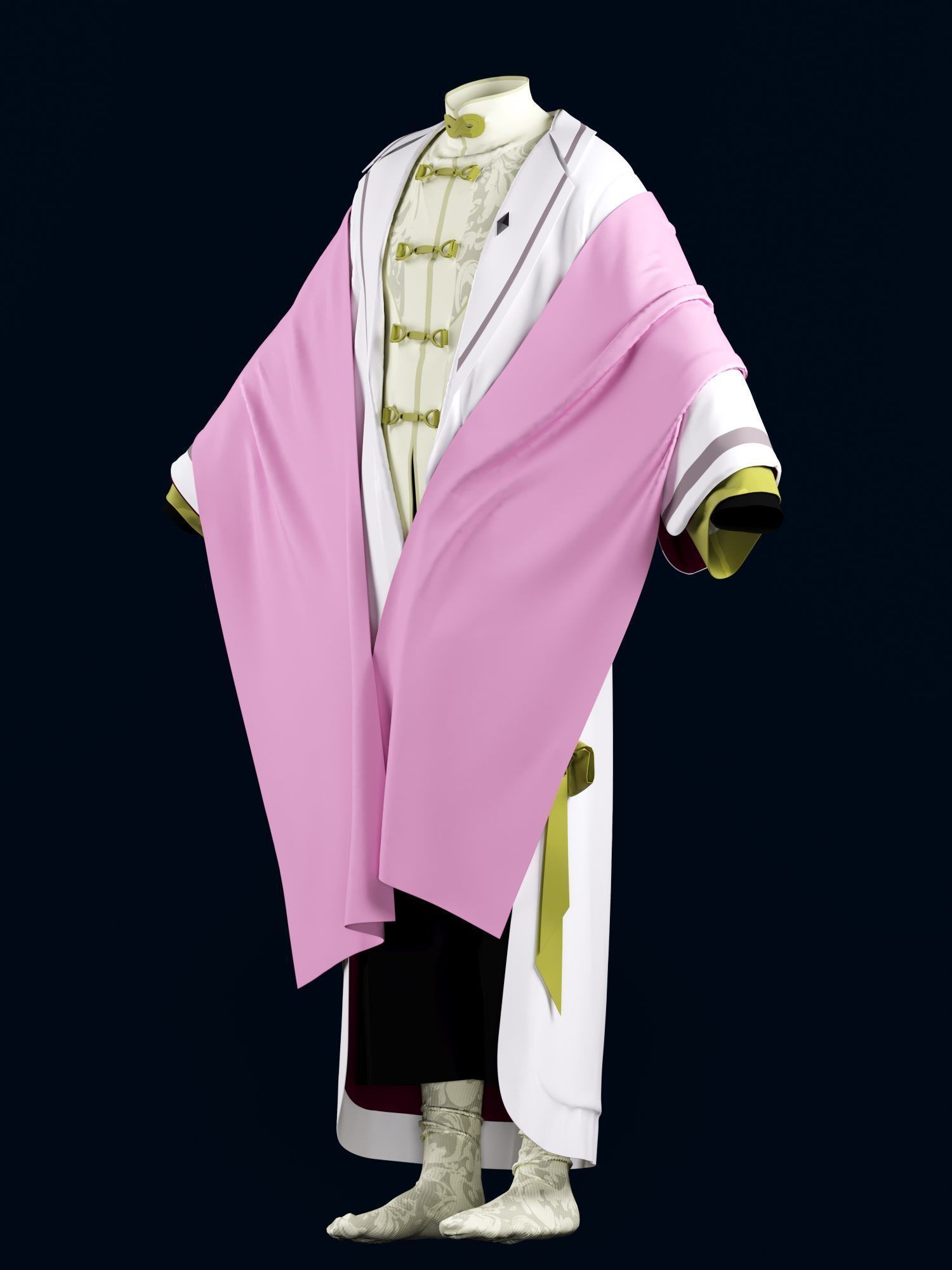 modern traditional model 3D model_3