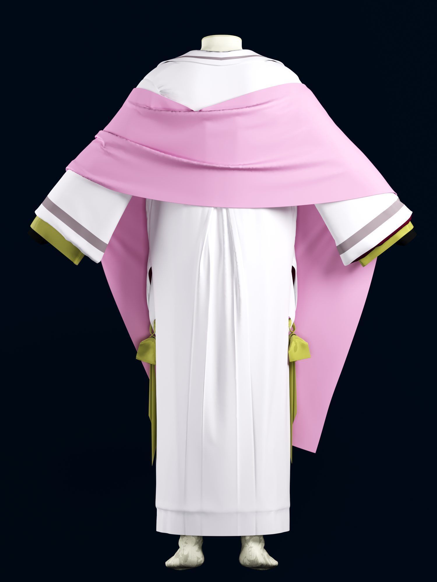 modern traditional model 3D model_2