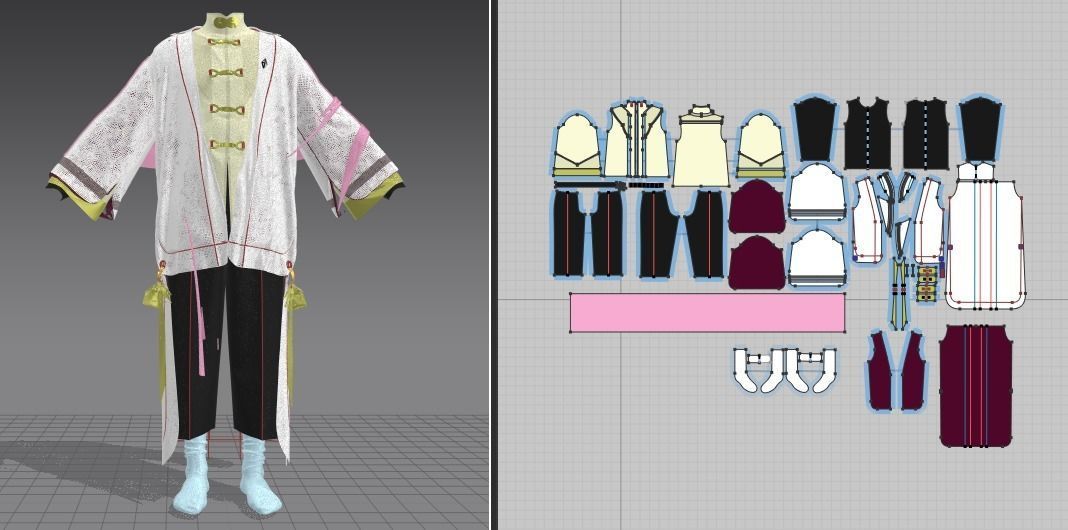 modern traditional model 3D model_13