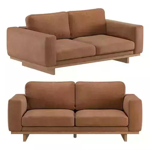 Novato Leather Sofa
