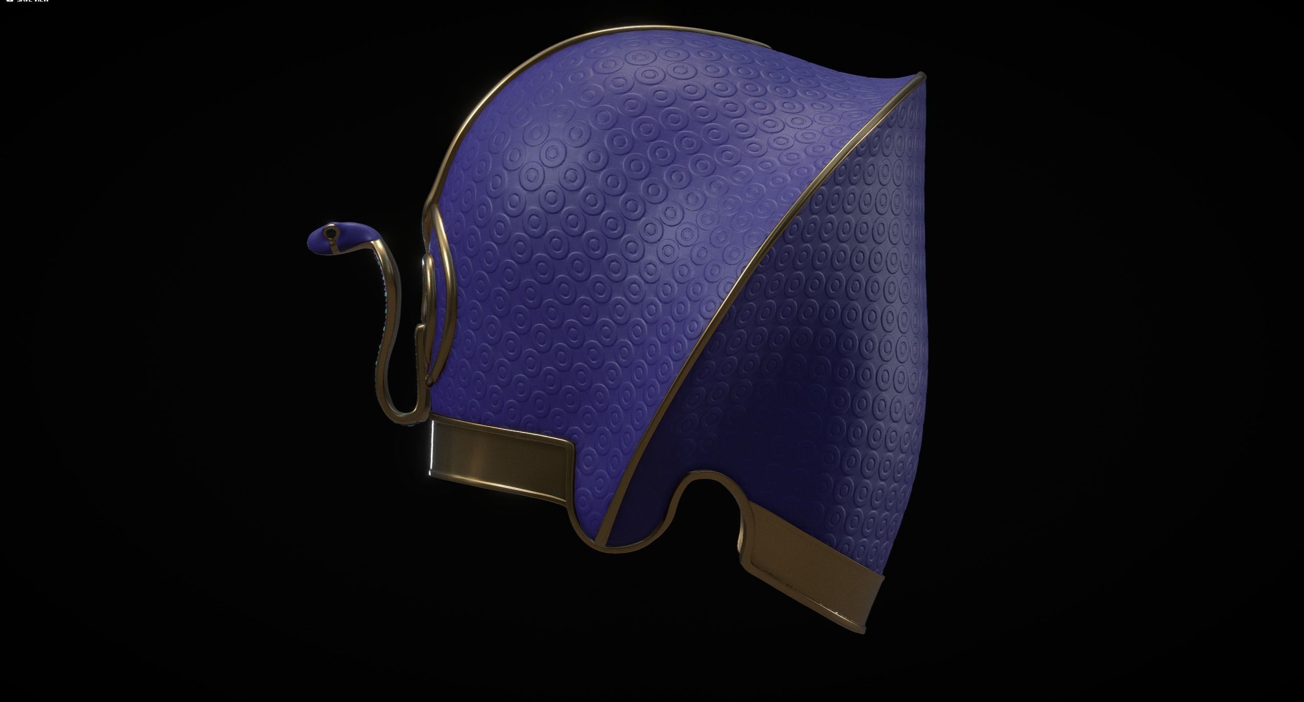 Amenhotep III - Crown  3D print model_2