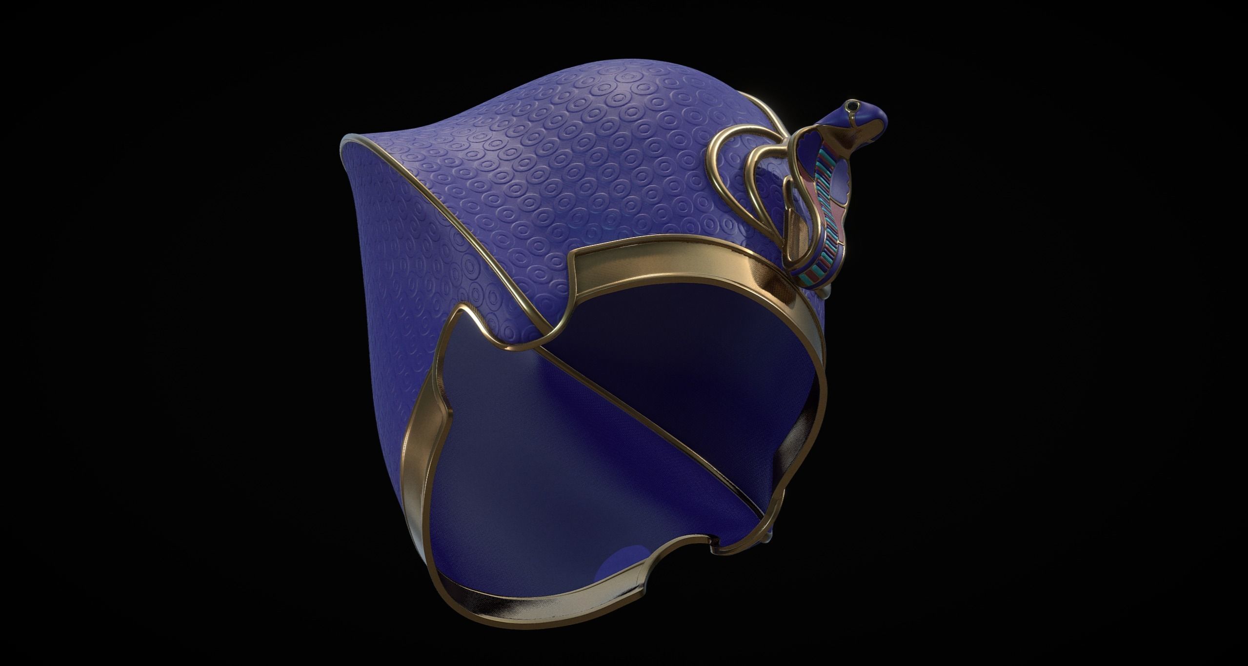 Amenhotep III - Crown  3D print model_5