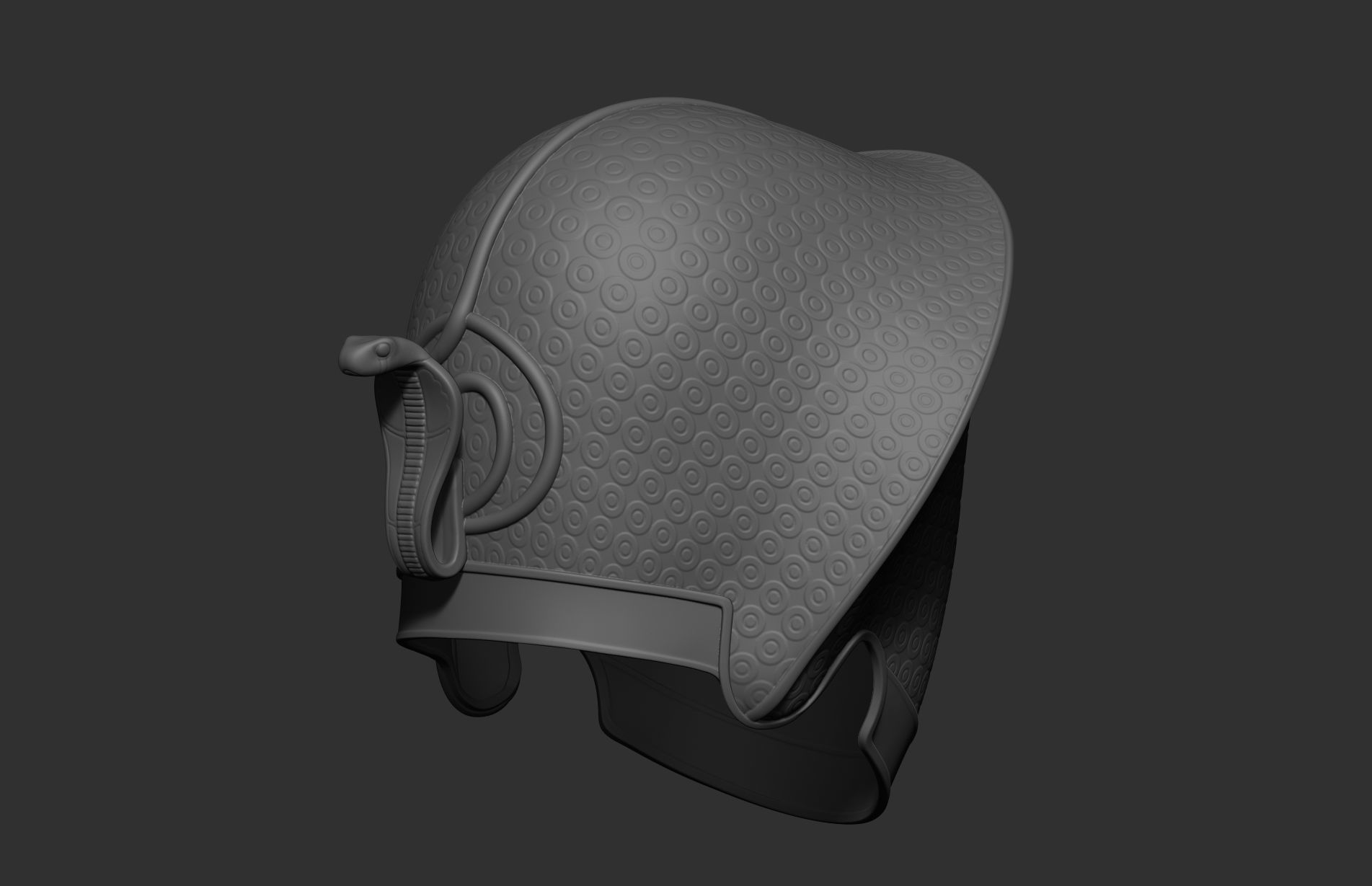 Amenhotep III - Crown  3D print model_8