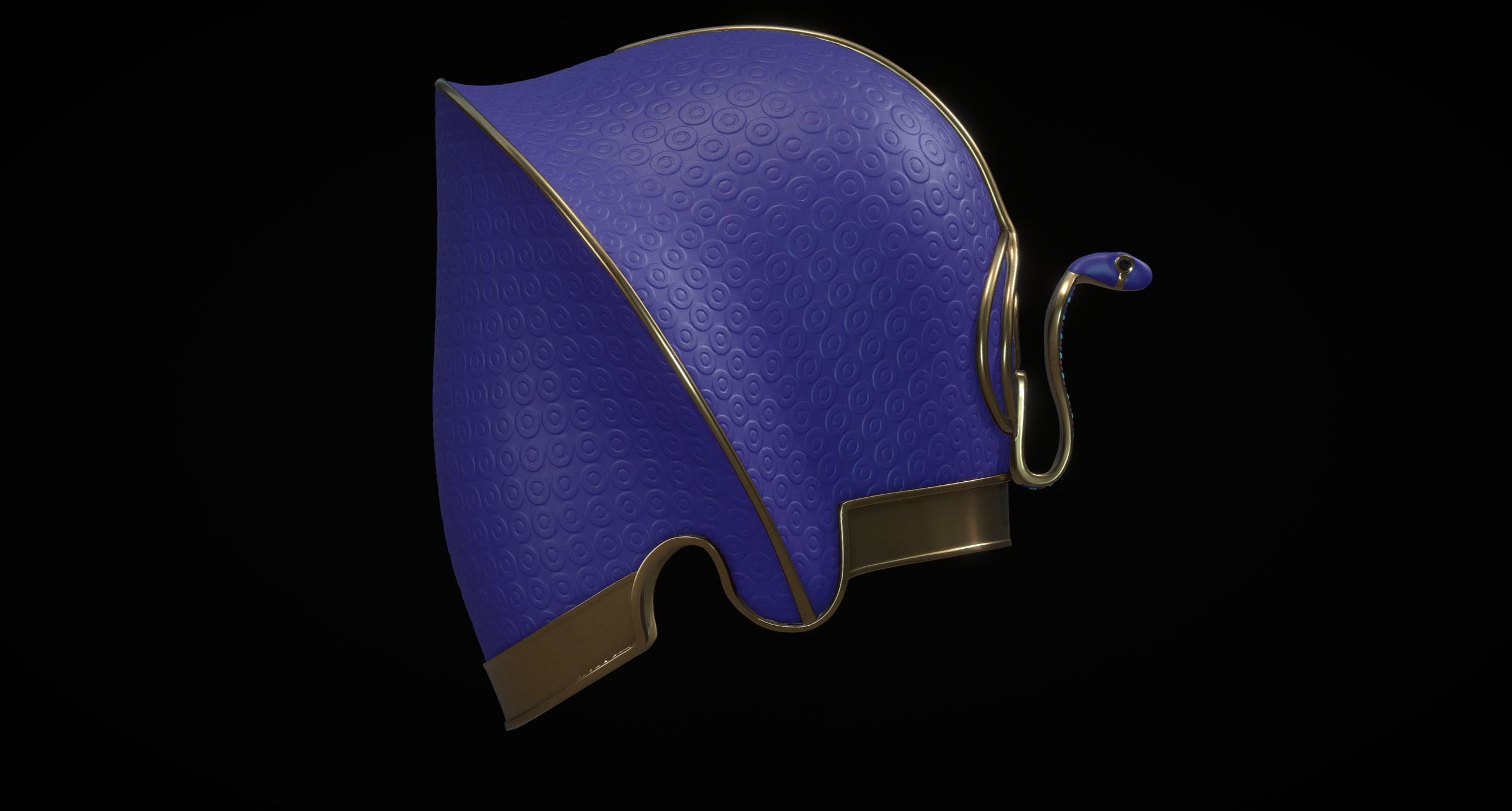 Amenhotep III - Crown  3D print model_4