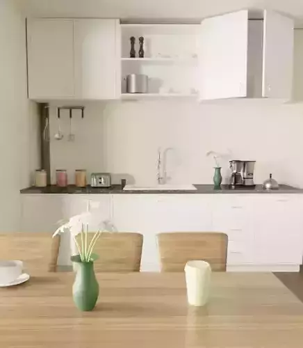 3D Kitchen Interior