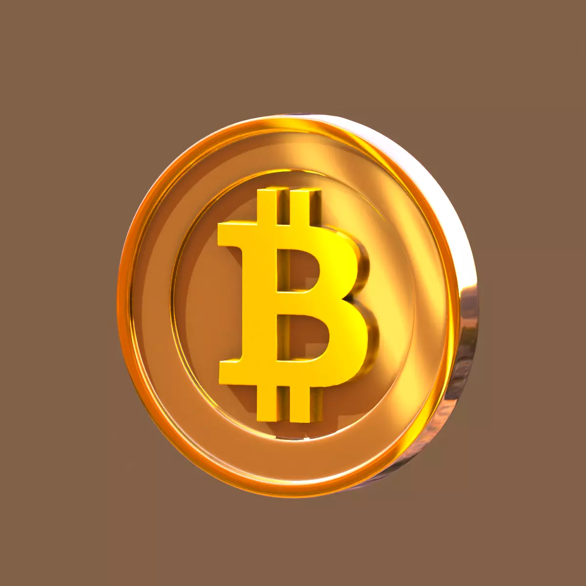 Bitcoin 3D model_0