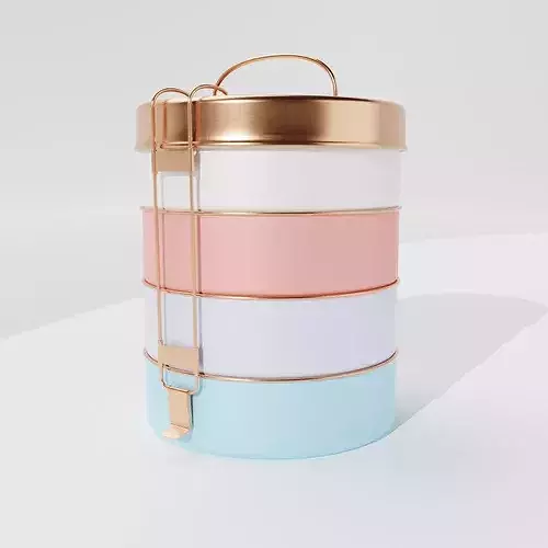 Modern Lunch Box Model 3D model 5
