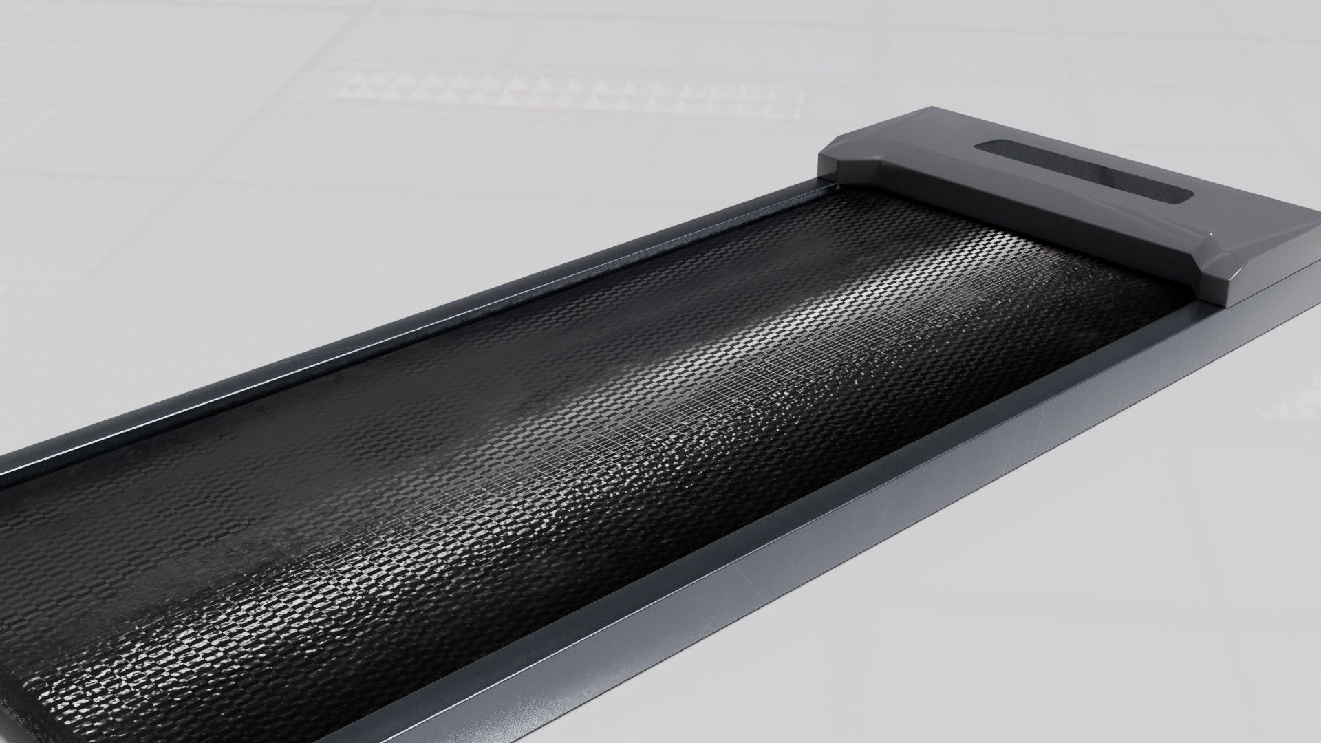 Treadmill Low-poly 3D model_10