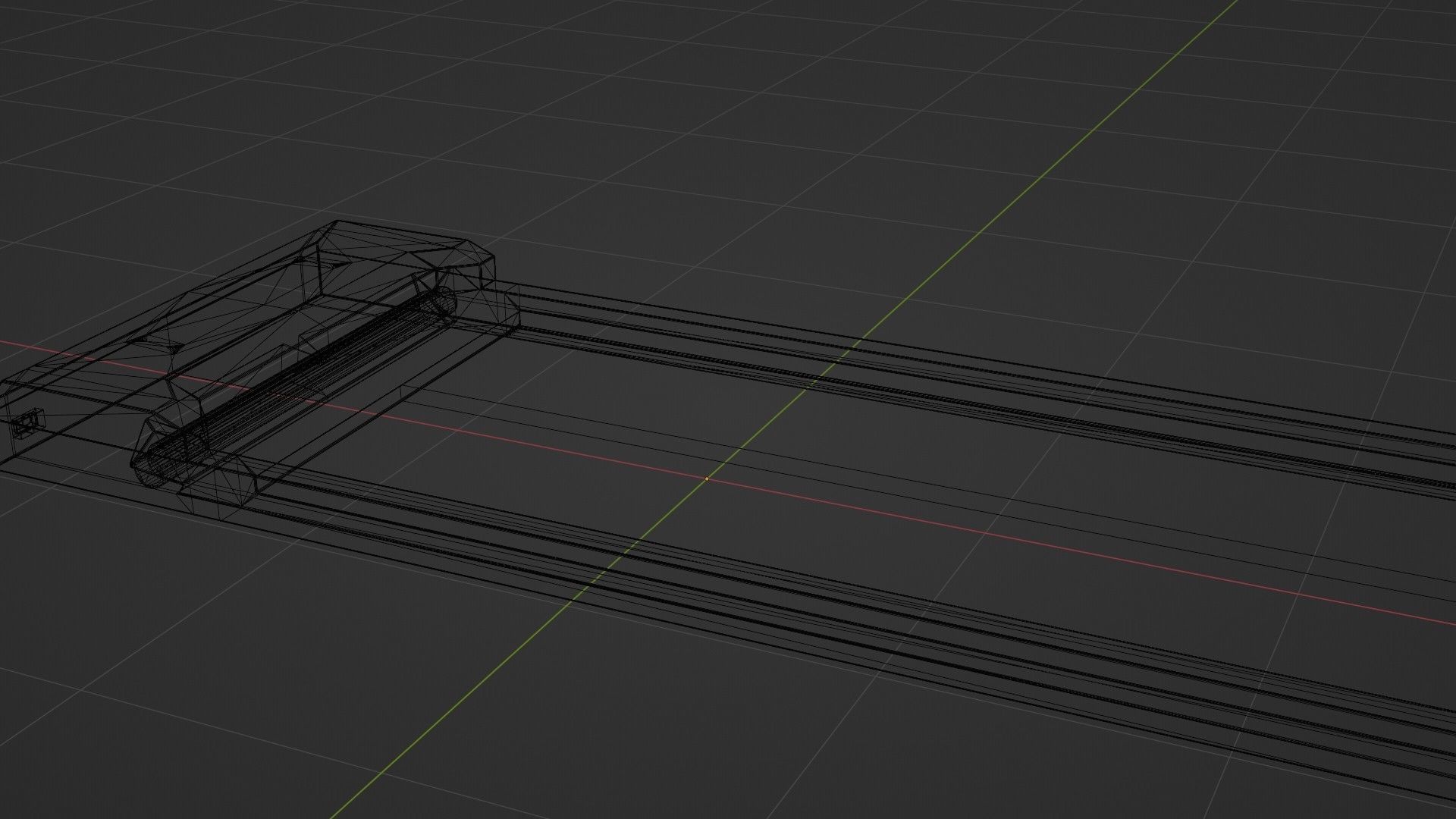 Treadmill Low-poly 3D model_18