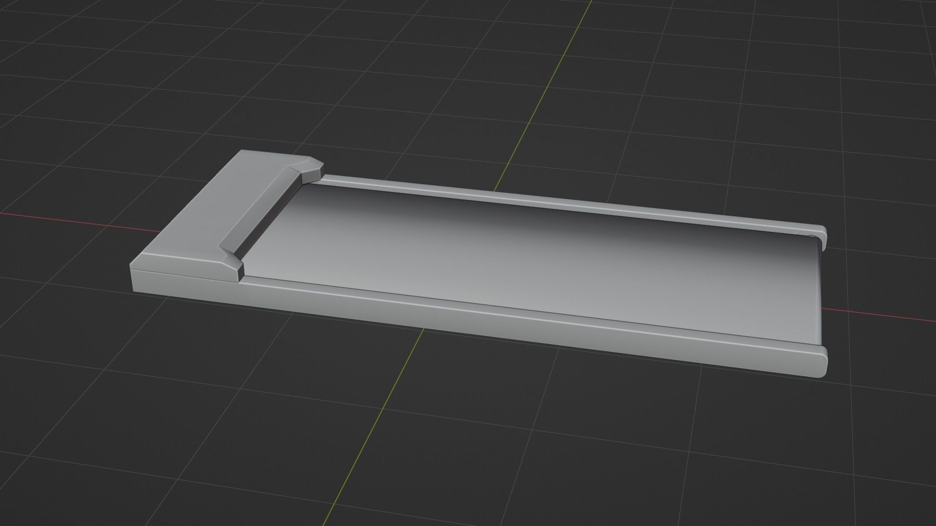 Treadmill Low-poly 3D model_12