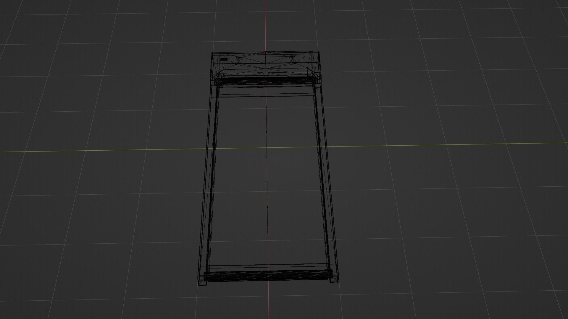 Treadmill Low-poly 3D model_19