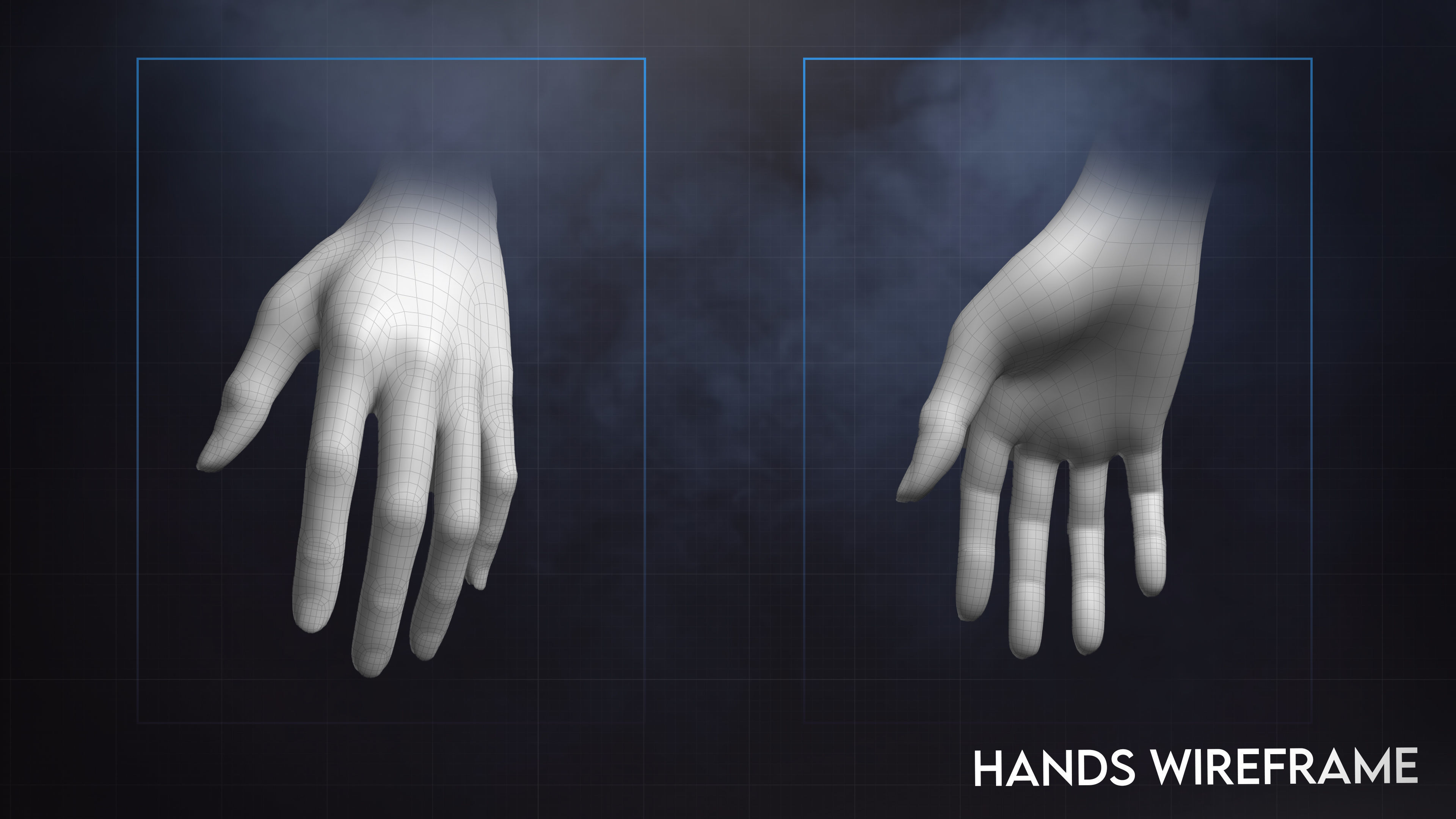 Female Base Mesh Volume 2 - Beatrice Low-poly 3D model_6