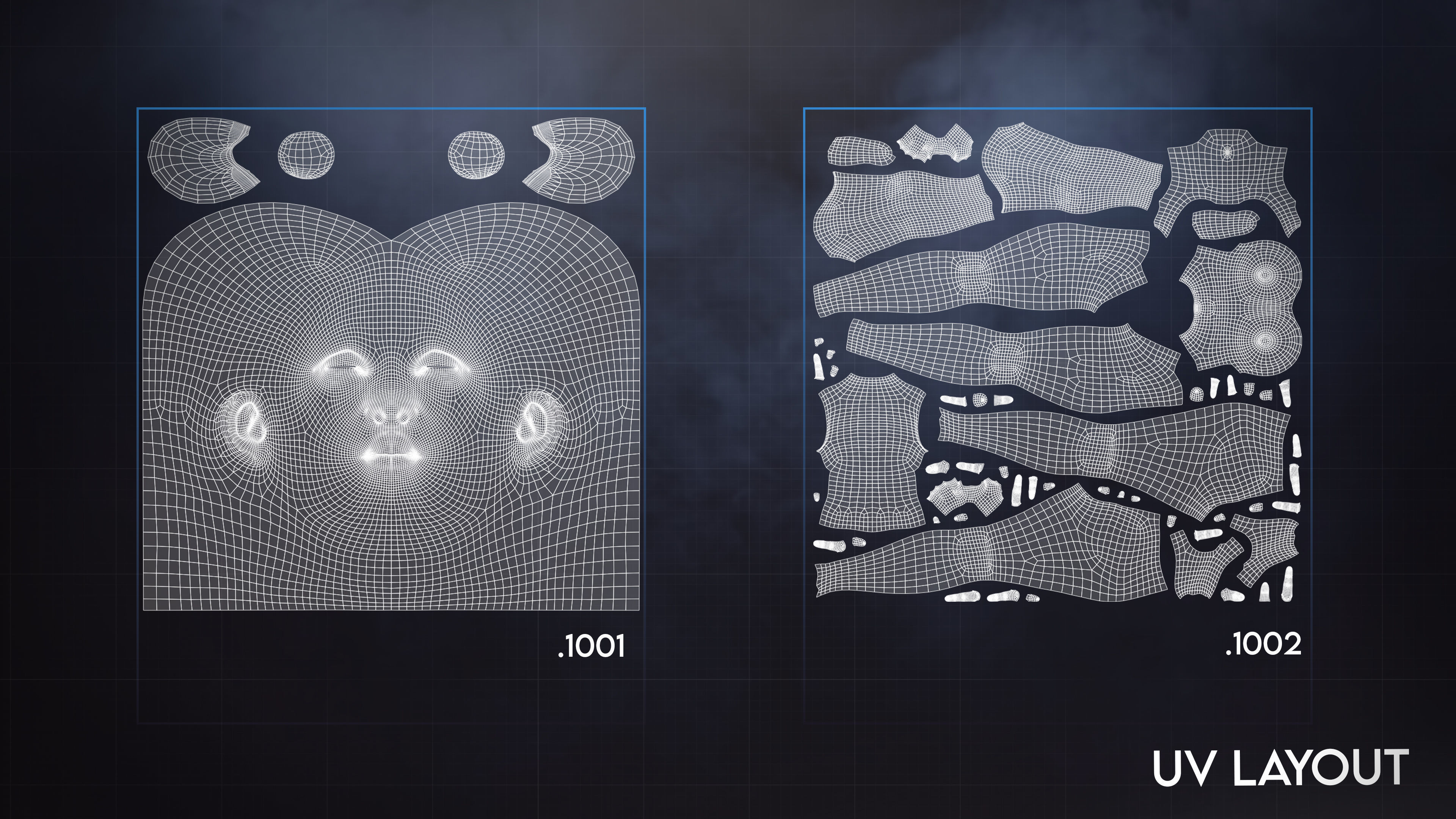 Female Base Mesh Volume 2 - Beatrice Low-poly 3D model_5