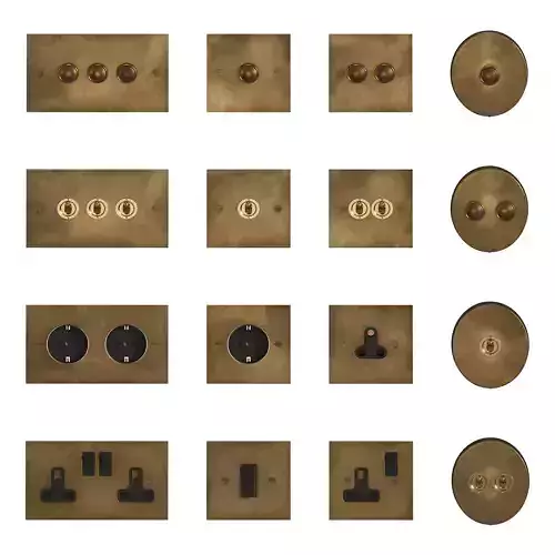 Switches and Sockets by deVOL 3D model