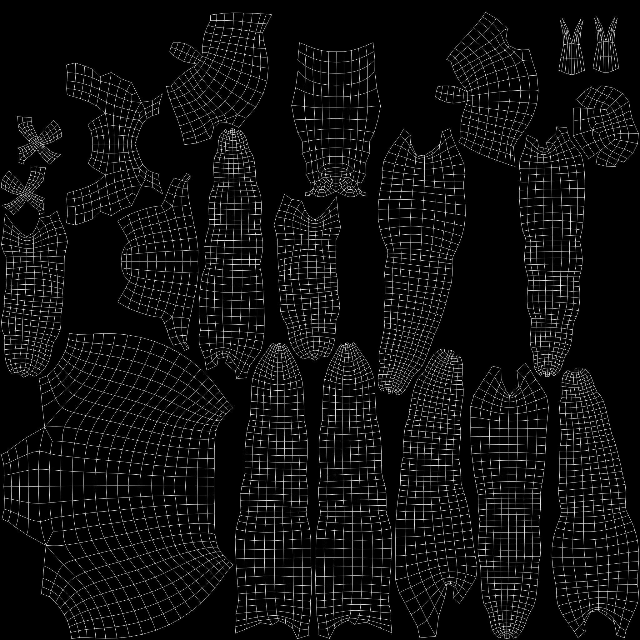 Mouse Spider Low-poly 3D model_12