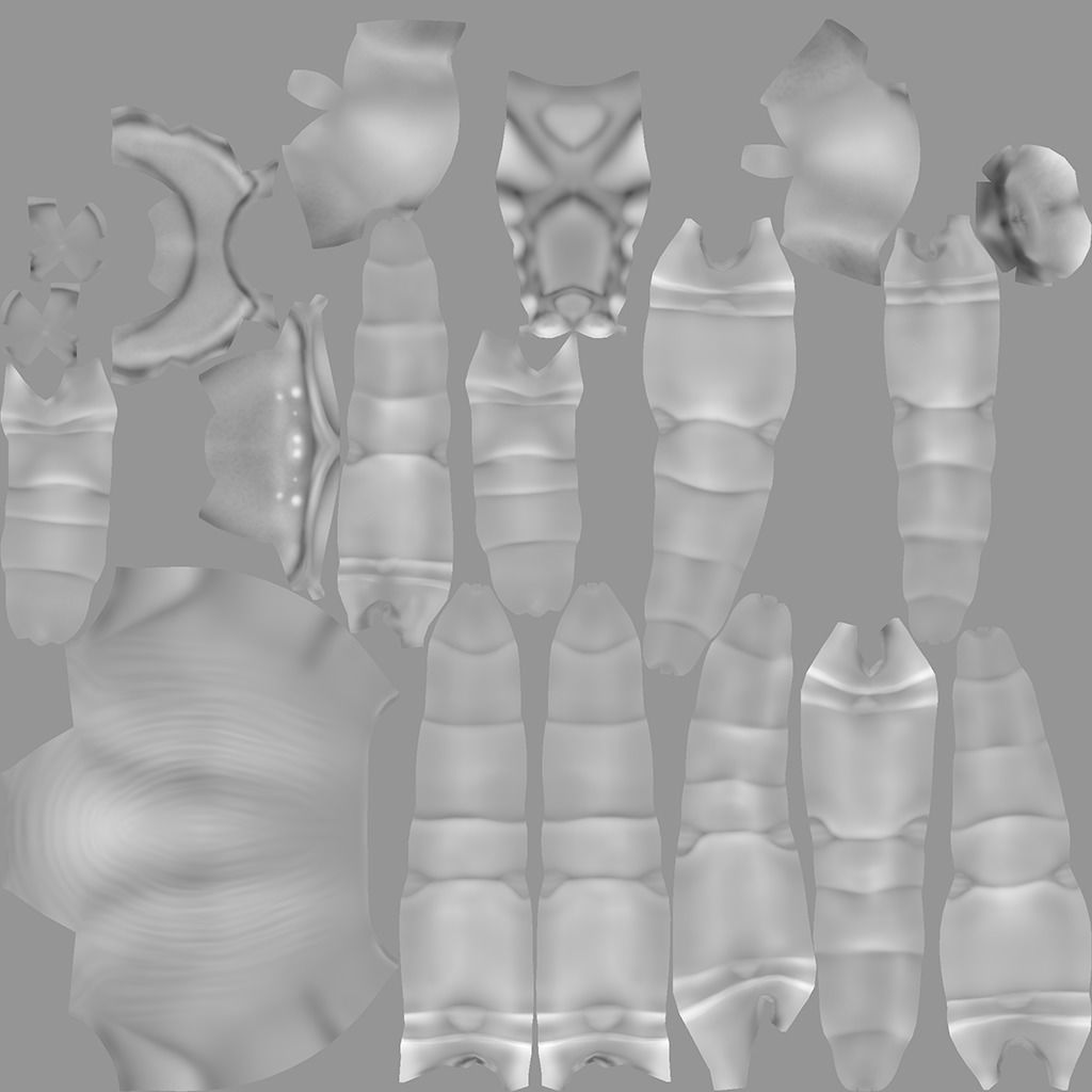 Mouse Spider Low-poly 3D model_14