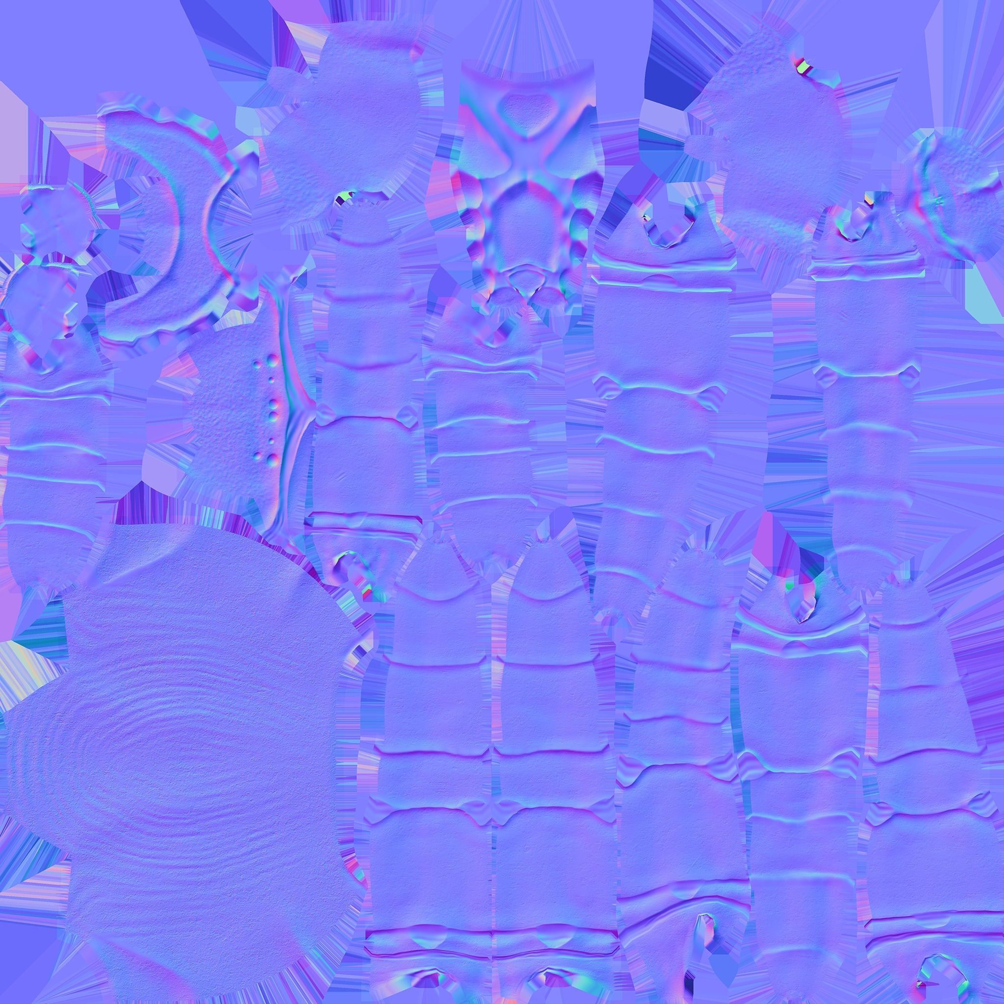 Mouse Spider Low-poly 3D model_17