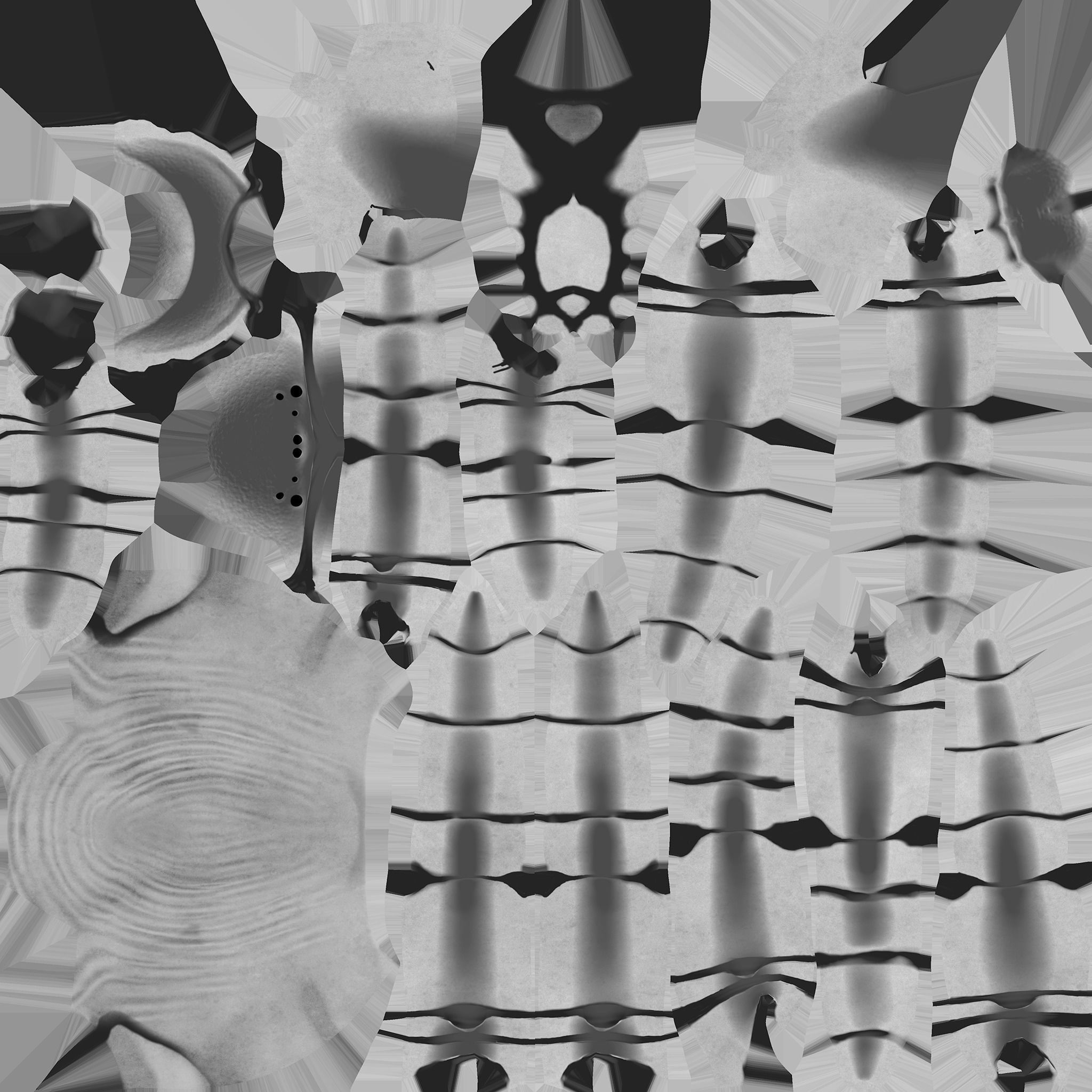 Mouse Spider Low-poly 3D model_16