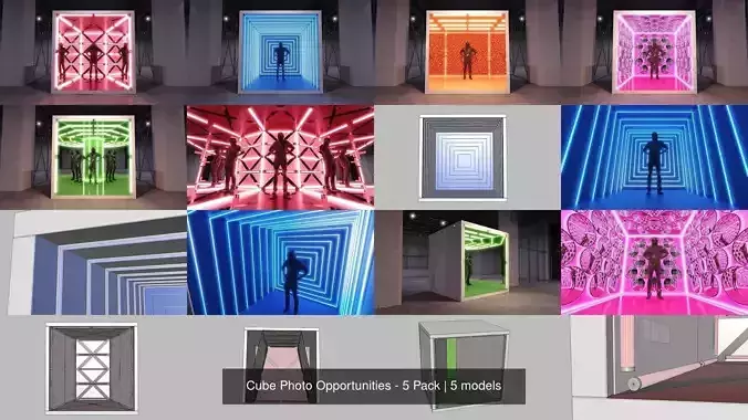 Cube Photo Opportunities - 5 Pack