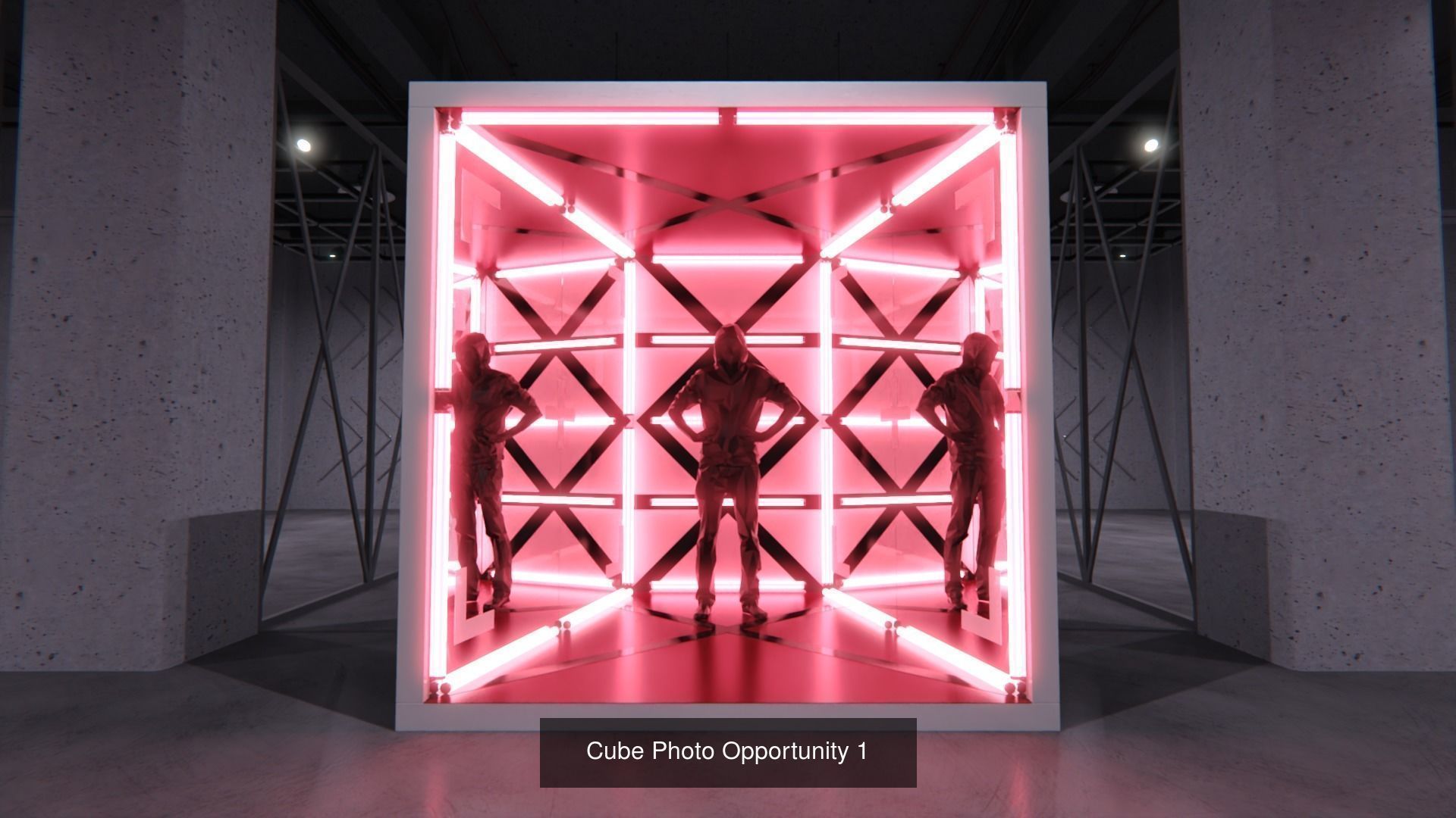 Cube Photo Opportunities - 5 Pack 3D Model Collection_1
