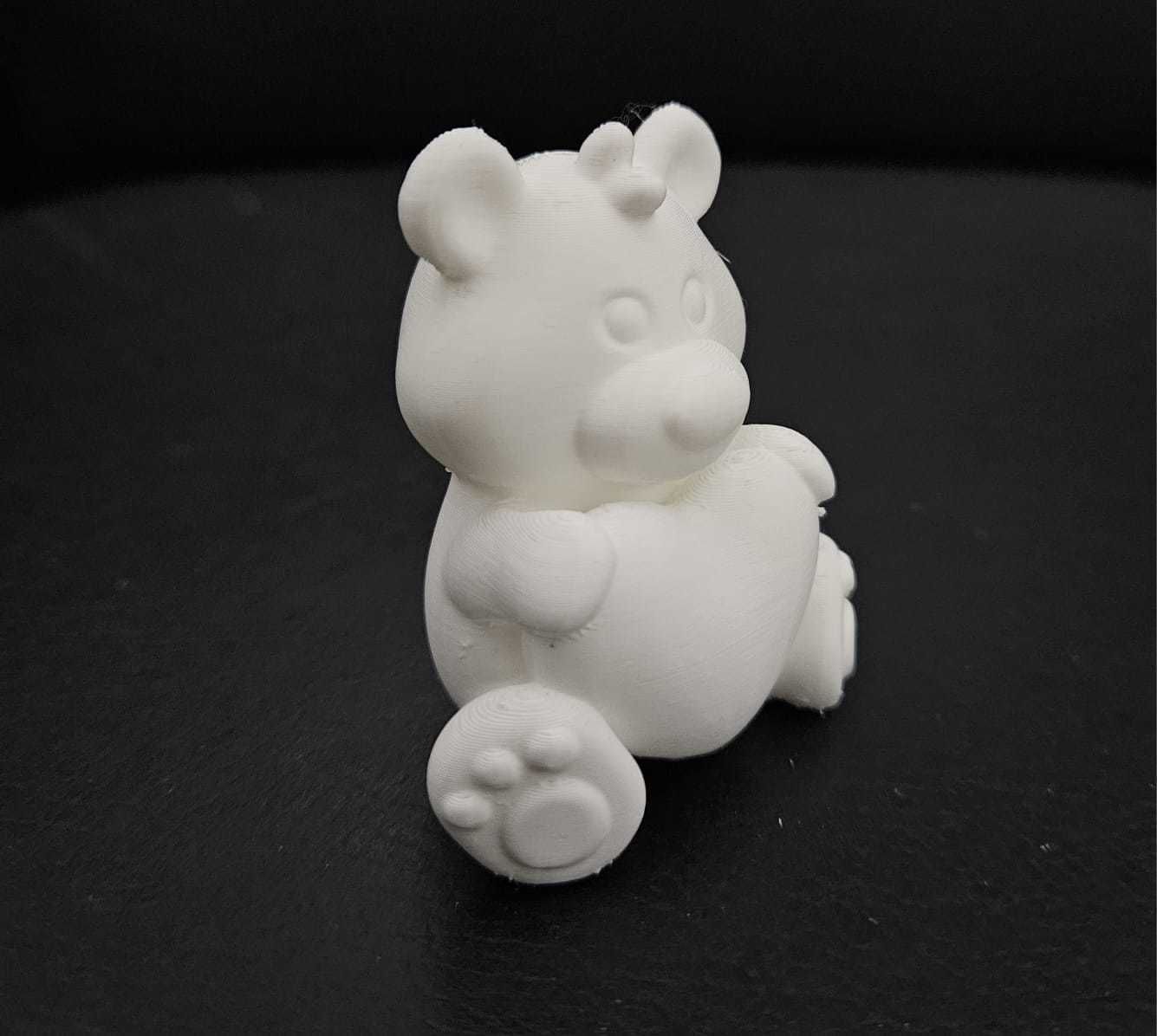 Cute Bear Heart 3D print model_12