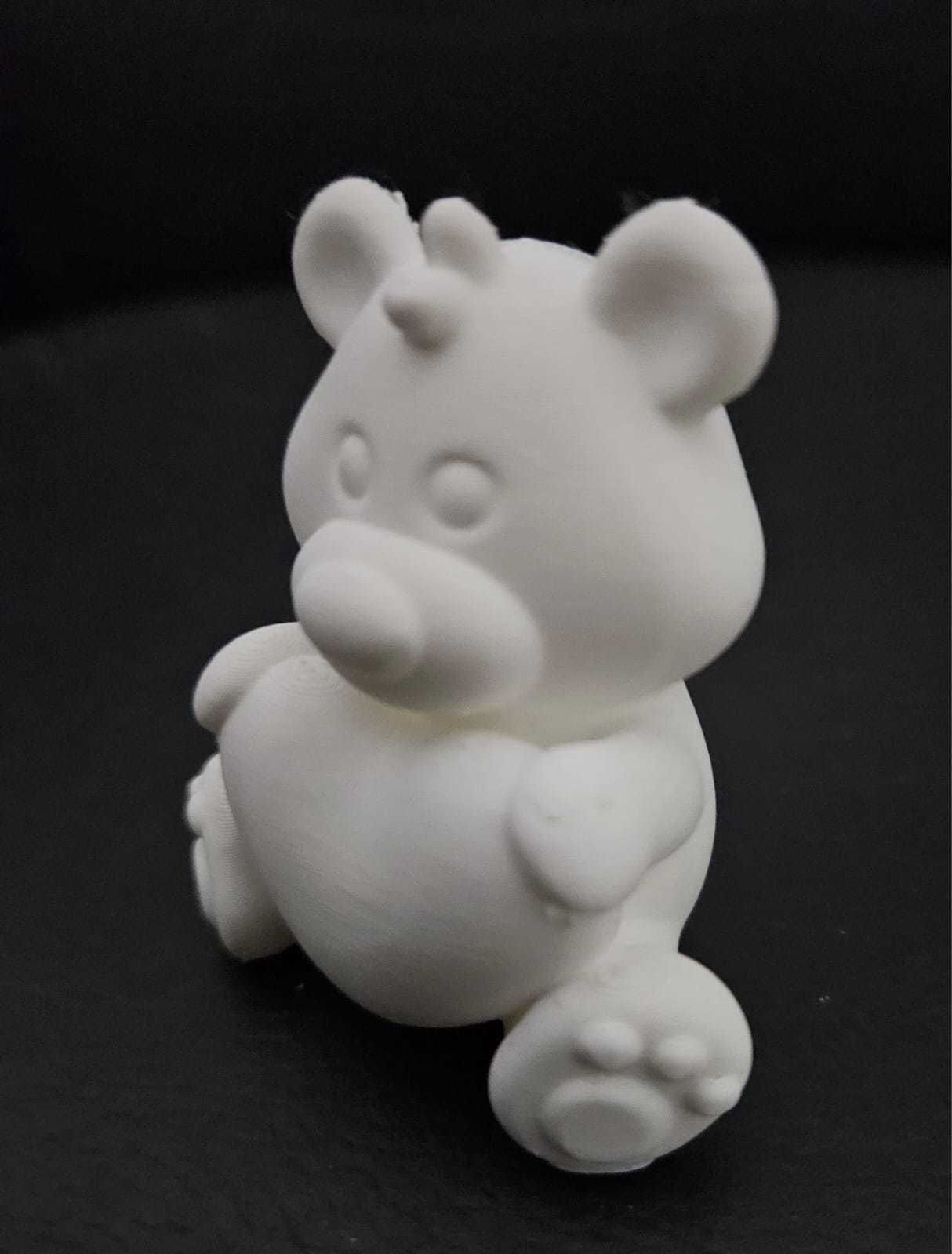 Cute Bear Heart 3D print model_6