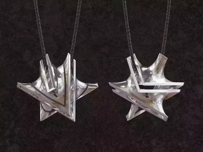 Star Minimal Surface Pendant