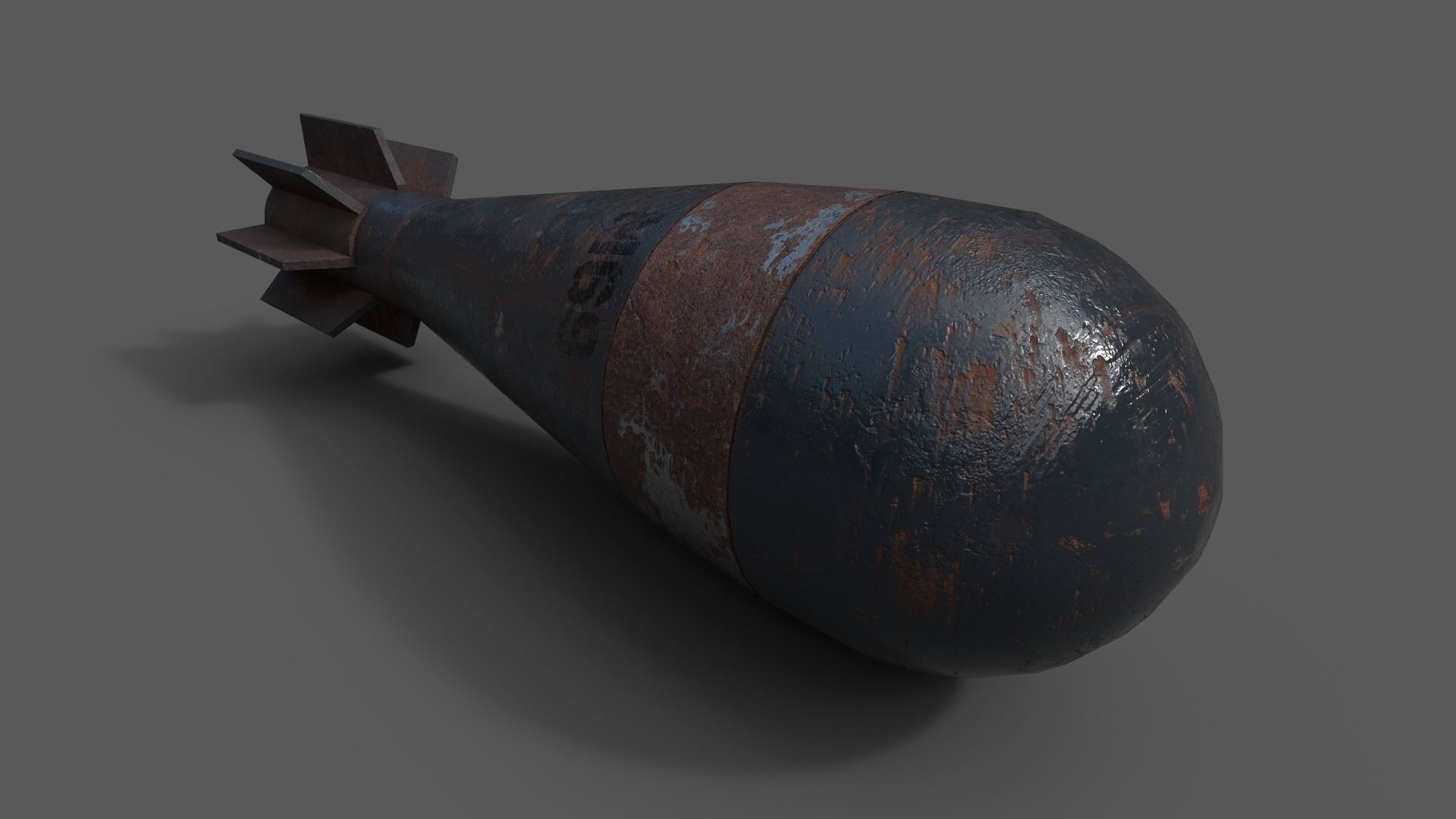 Mortar Projectile 60mm M69 3D Model Collection_25