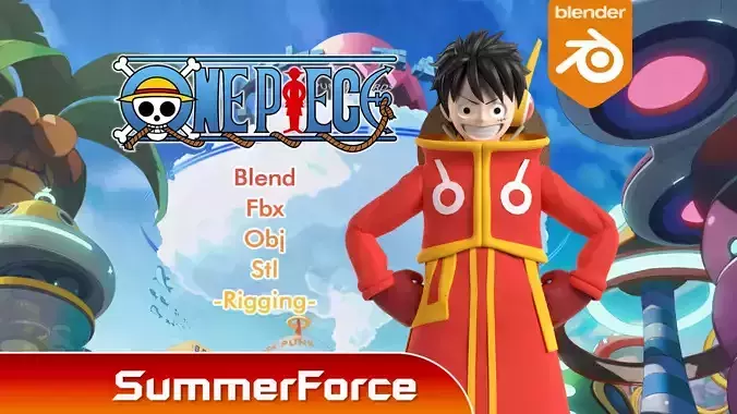 Luffy Egghead - One Piece 3D model