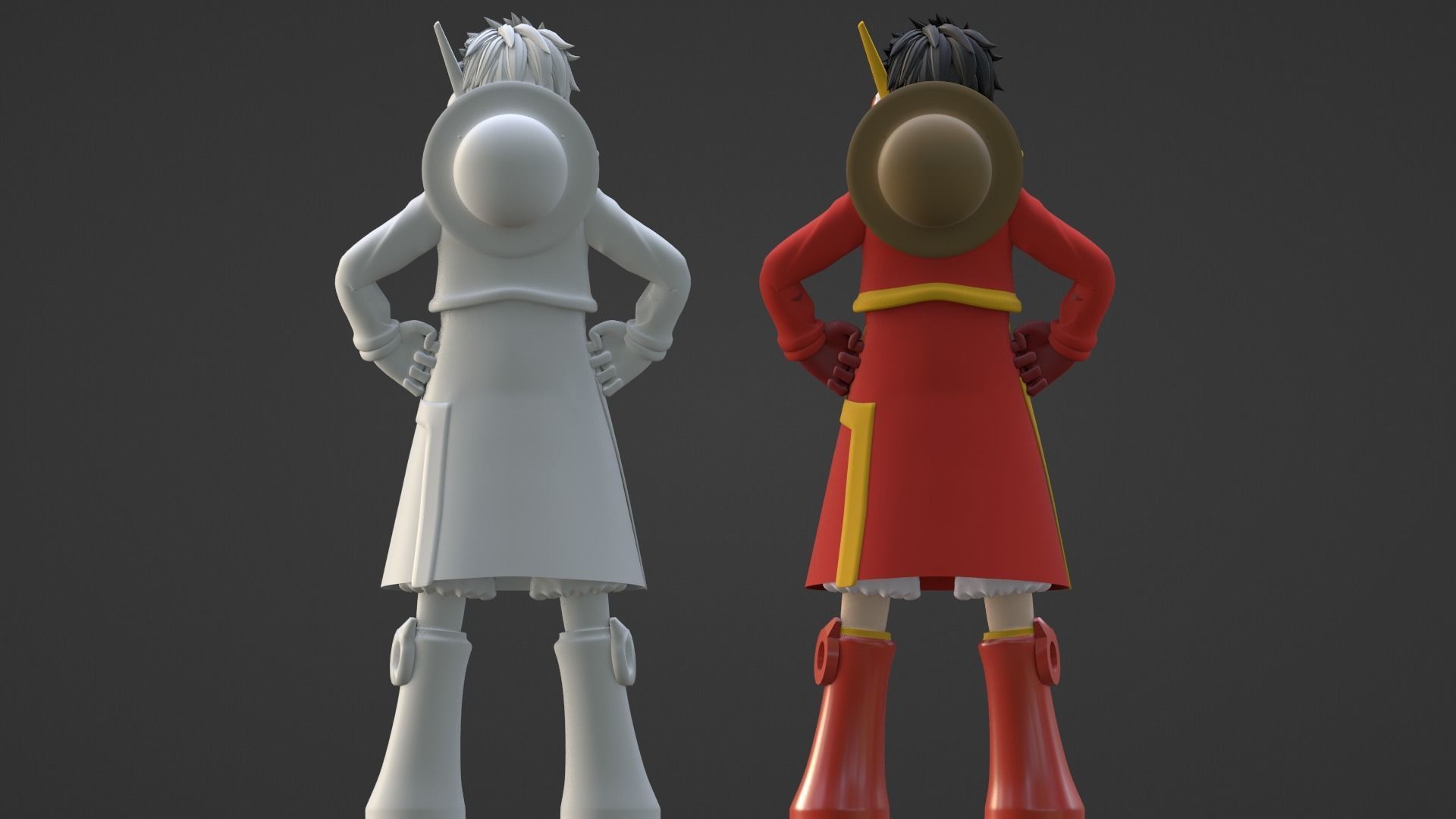 Luffy Egghead - One Piece 3D model_17