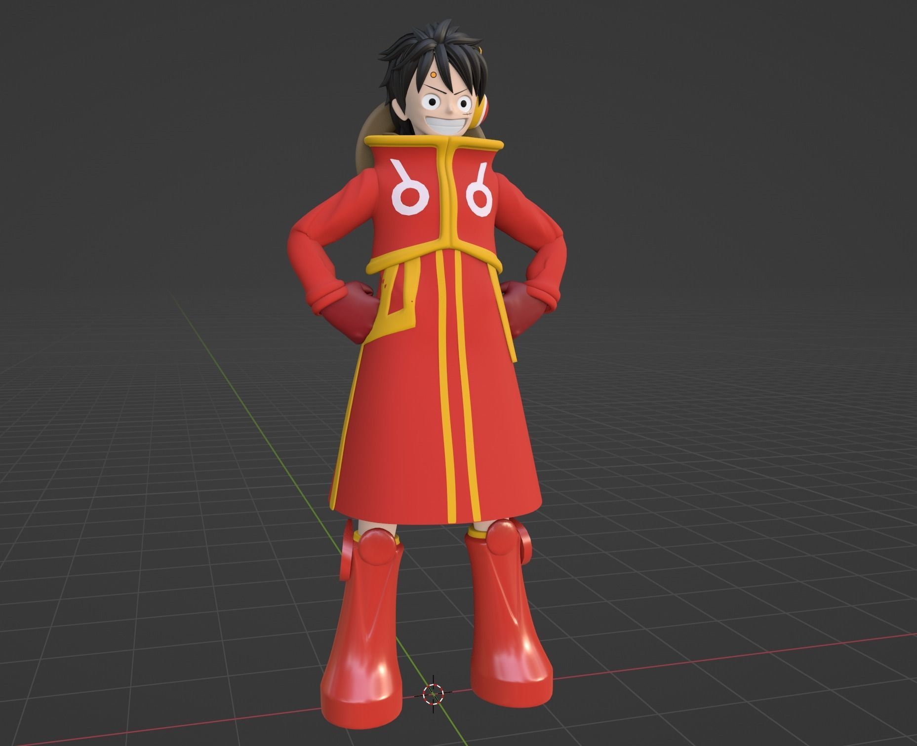Luffy Egghead - One Piece 3D model_4