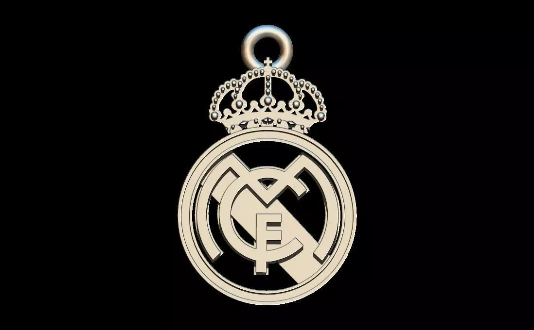 Real Madrid pendant 3D print model_0